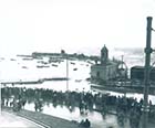 View from Fort Hill after collapse of lighthouse | Margate History